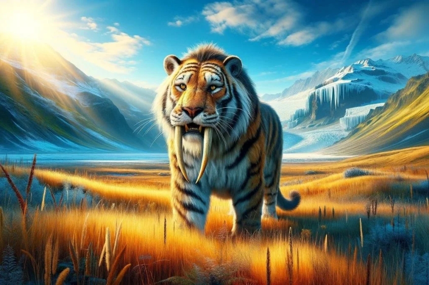 Ice Age Animals Saber Tooth Tiger